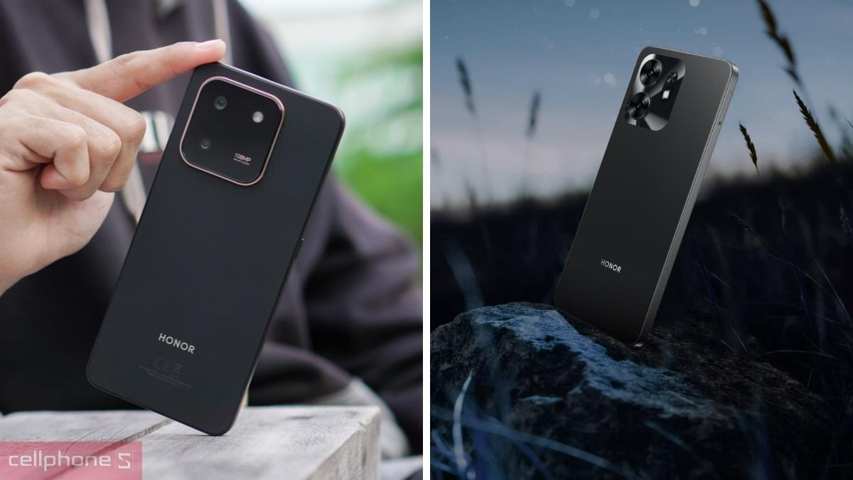 So sánh về ngoài X7d với HONOR X6d