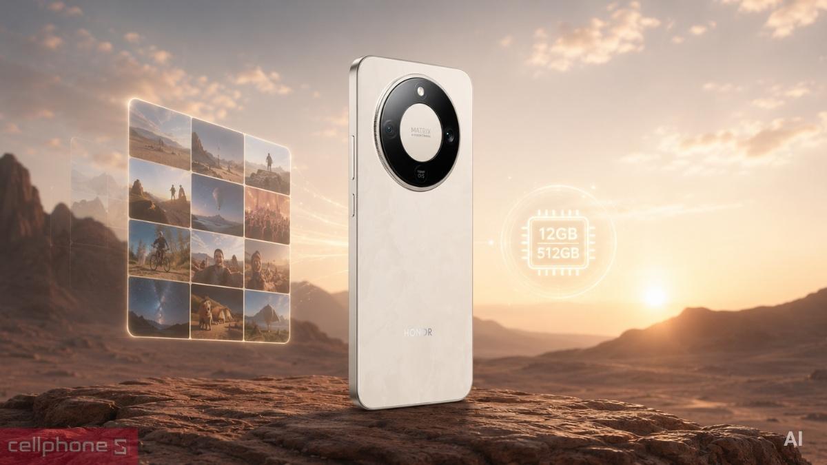 HONOR X9d 12GB/512GB mở rộng tối đa không gian lưu trữ