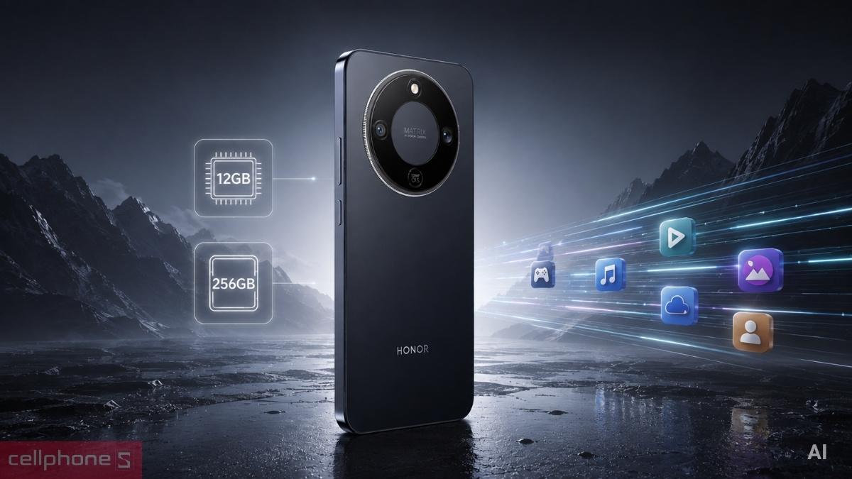 HONOR X9d 12GB/256GB tăng lợi thế về khả năng đa nhiệm