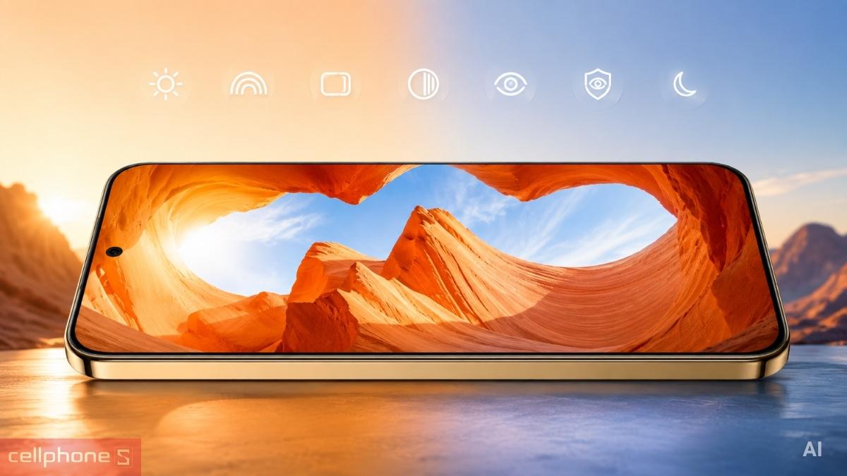 Màn hình HONOR X9d cân bằng giữa hiển thị và bảo vệ mắt