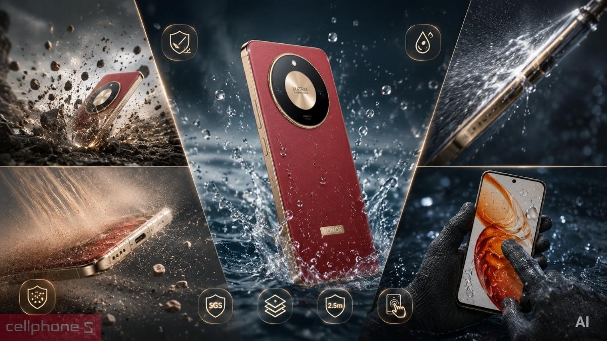 HONOR X9d tăng khả năng bảo vệ trong nhiều điều kiện sử dụng