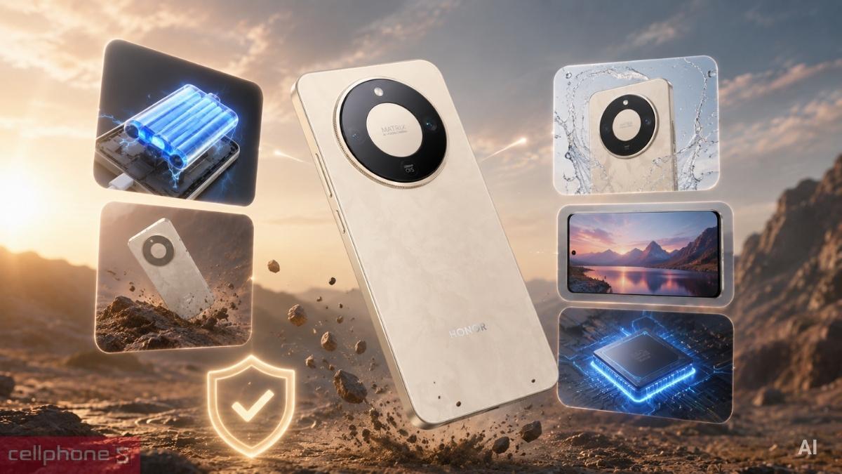 HONOR X9d cân bằng tốt giữa độ bền và trải nghiệm sử dụng