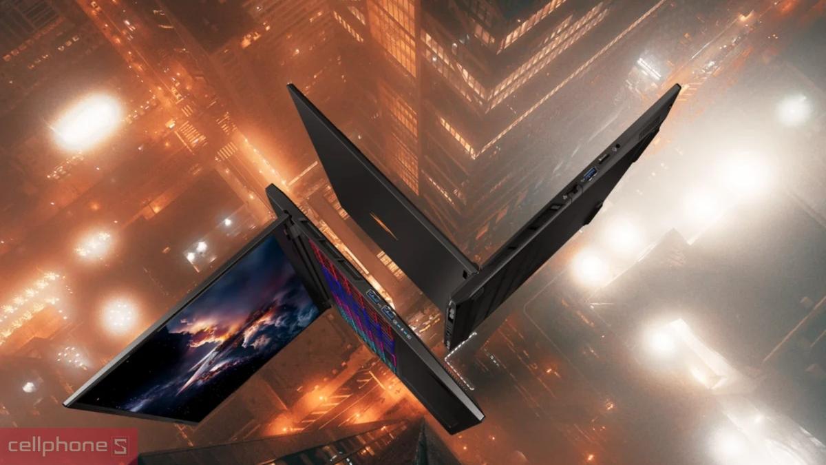 Cổng kết nối laptop Acer Gaming Nitro 16 AI ProPanel AN16S-61-R7ZJ