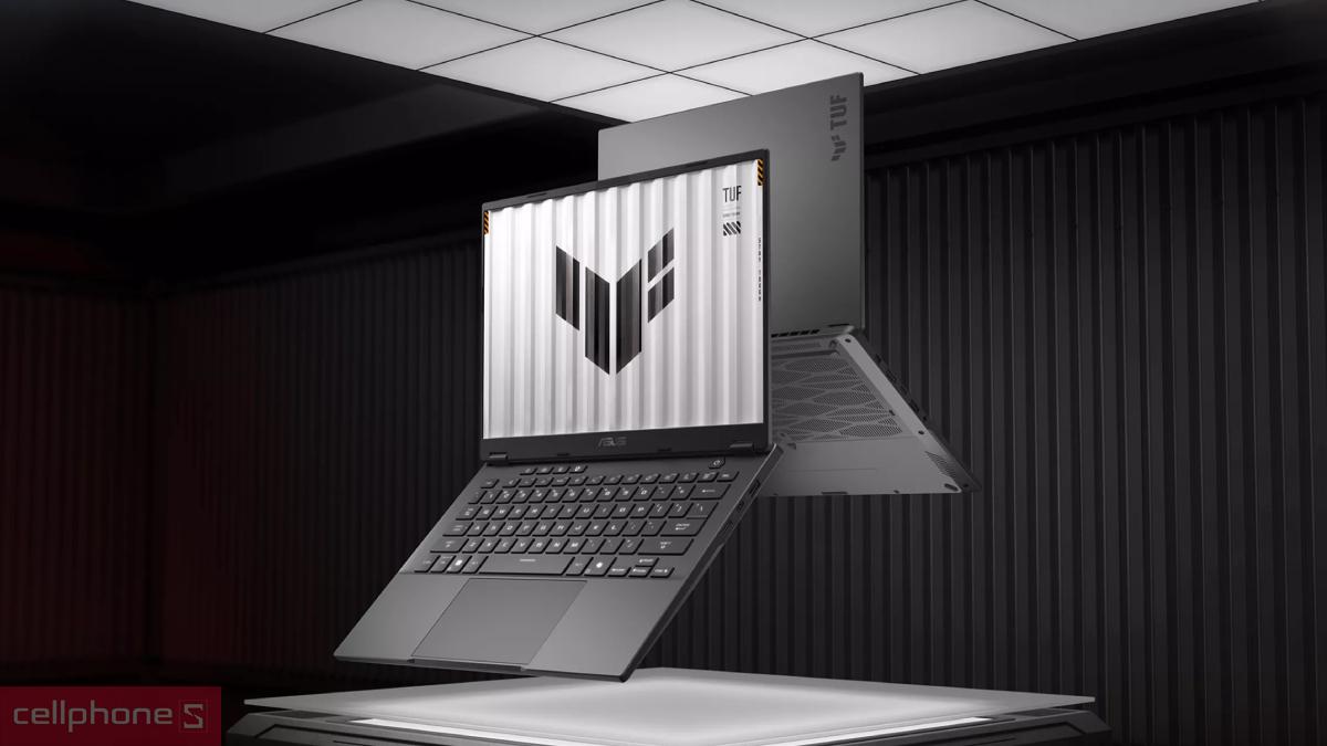 Thiết kế laptop ASUS TUF Gaming A14 FA401EA-RG041W Ryzen AI