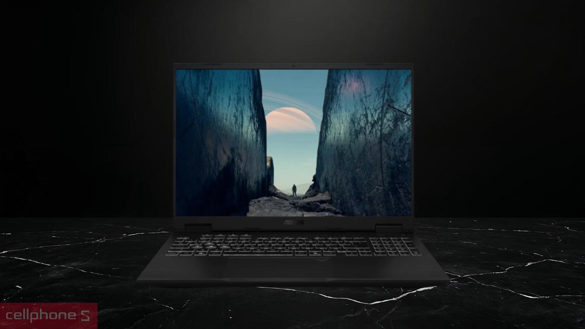Màn hình hiển thị sống động của Laptop ASUS TUF Gaming F16 FX610JH-TU008W
