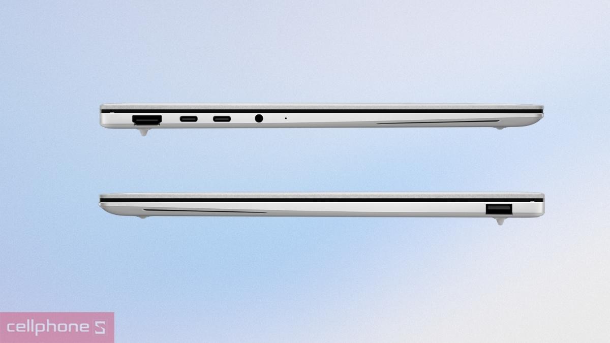 Cổng kết nối laptop Asus Zenbook S 14 UX5406AA-SU348W