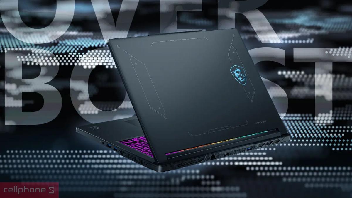 Thiết kế laptop MSI Crosshair 16 HX E14WFK-075VN