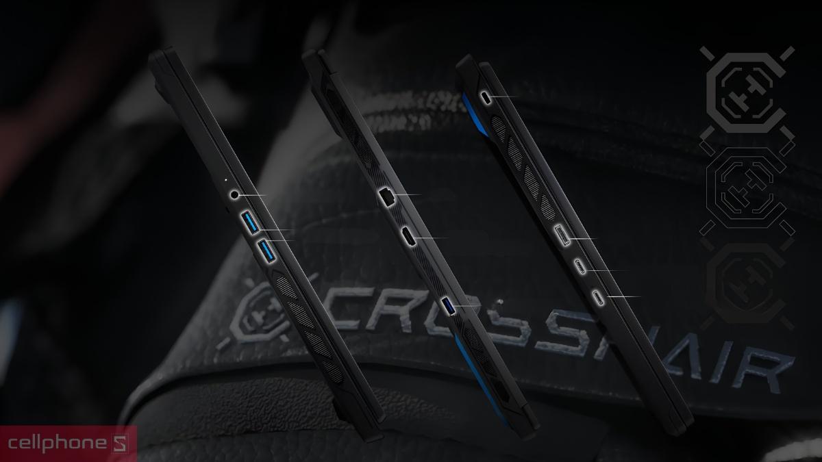Cổng kết nối laptop MSI Crosshair 16 Max HX E2WGXK-052VN
