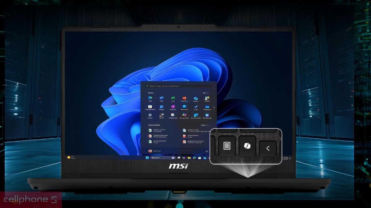 Công nghệ AI laptop MSI Cyborg 15 C13WEO-417VN