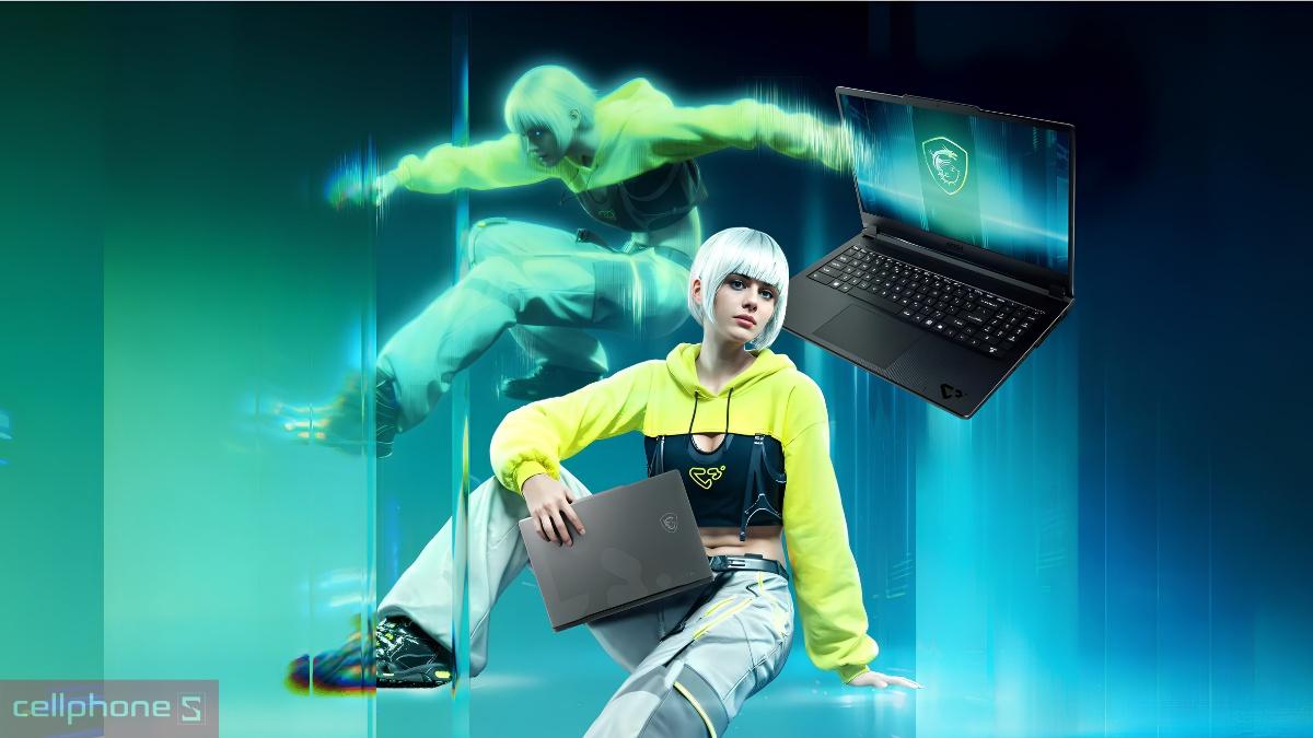 Thiết kế laptop MSI Cyborg 15 Max C13WE-422VN