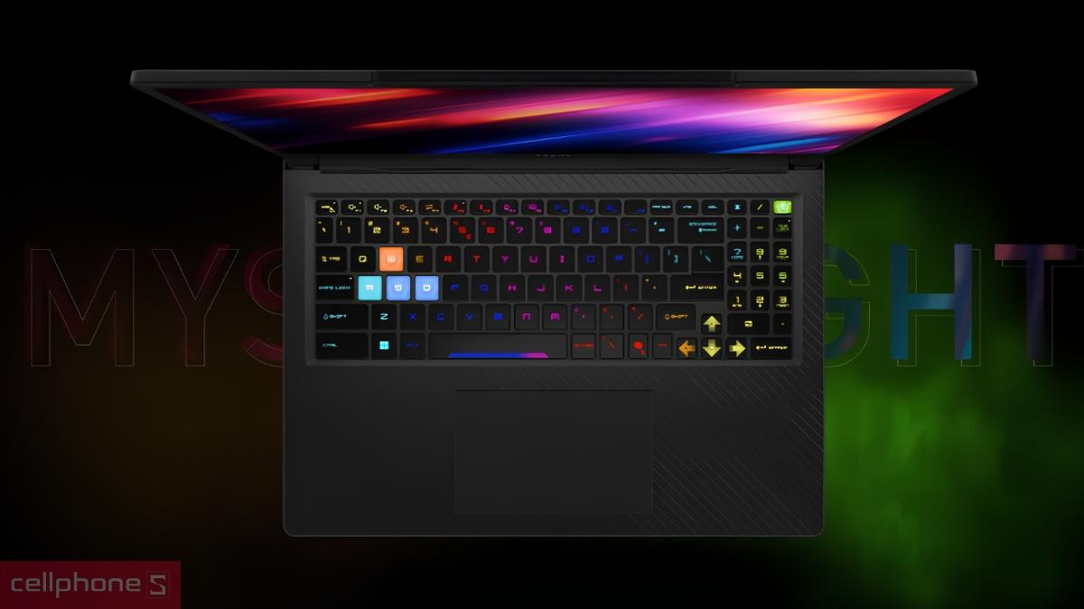 Thiết kế laptop MSI Raider 16 HX B2WI-257VN