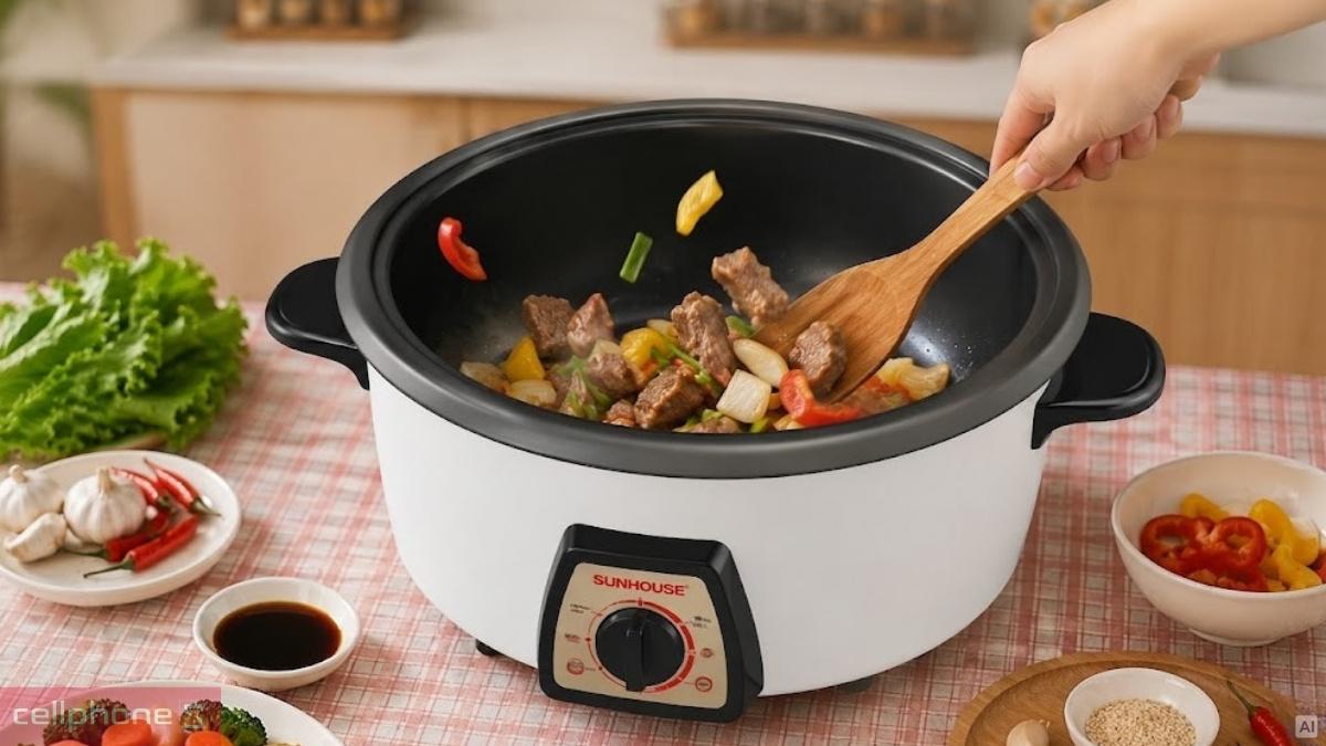 Lòng nồi lẩu điện SUNHOUSE SHD4521