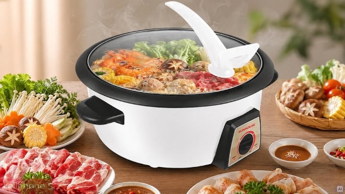 Công suất nồi lẩu điện SUNHOUSE SHD4521