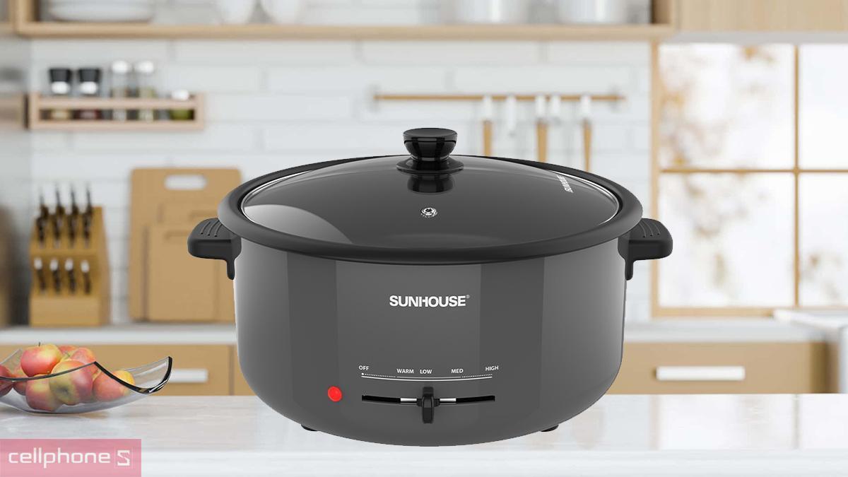 Nồi SUNHOUSE SHD4523 có công suất lớn 1300W