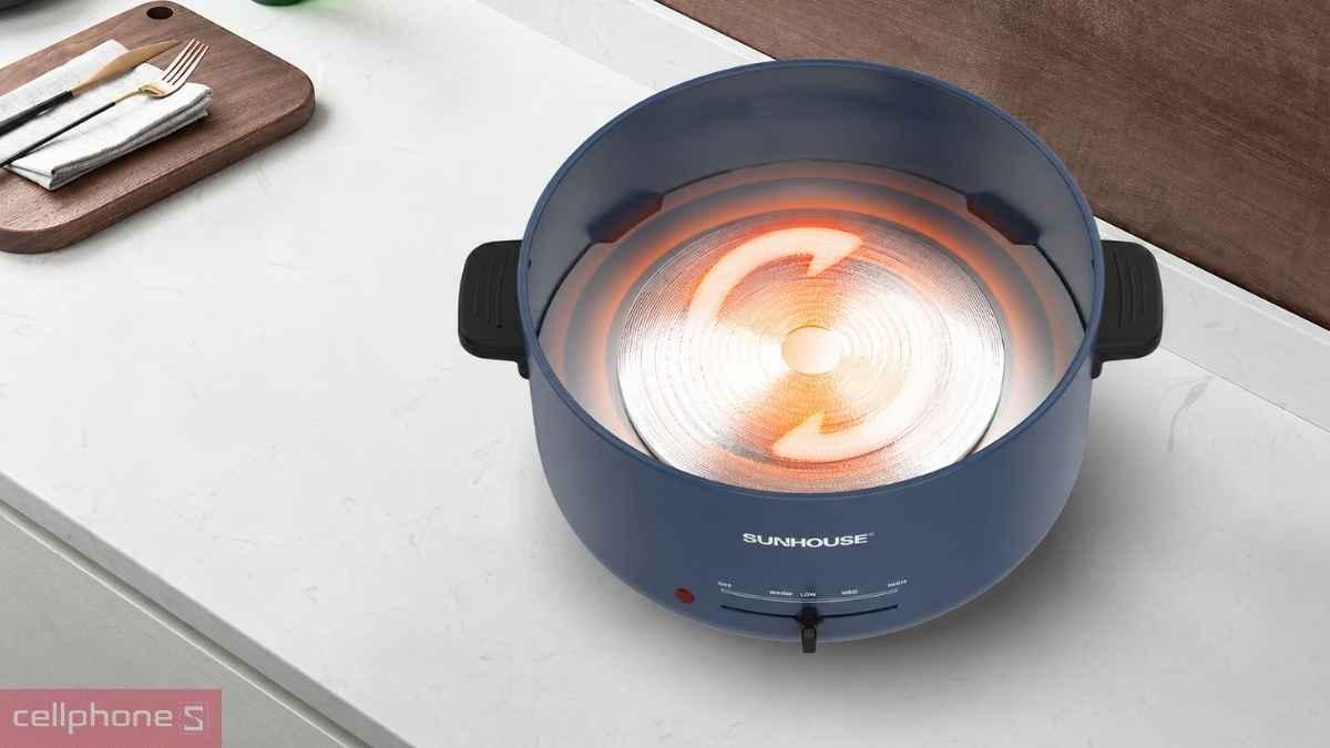 Công suất nồi lẩu điện SUNHOUSE SHD4524
