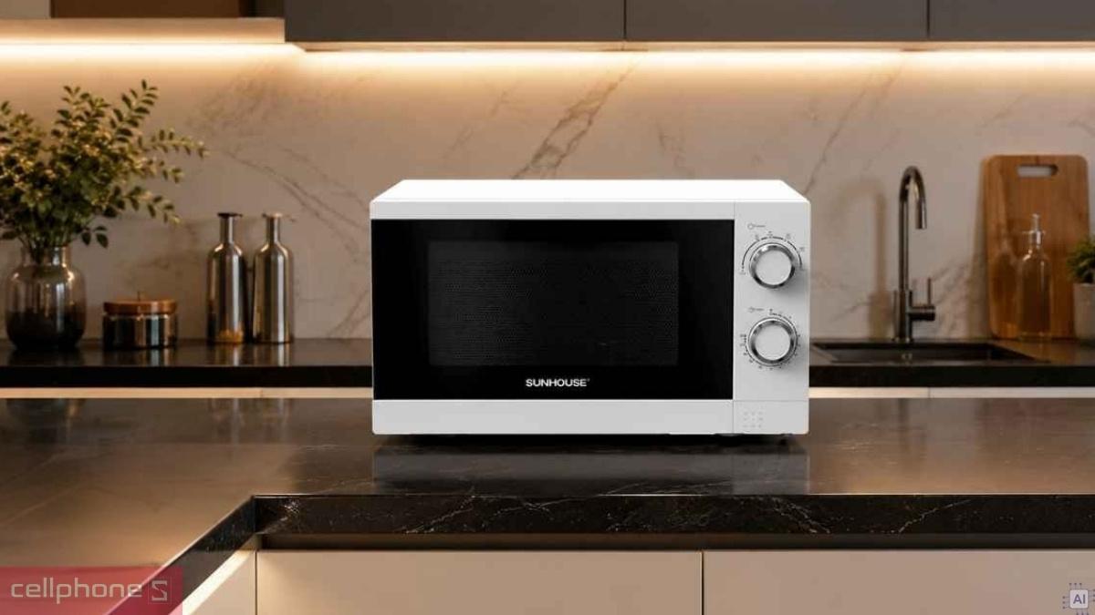 Thiết kế lò vi sóng 20L Sunhouse SHD4819