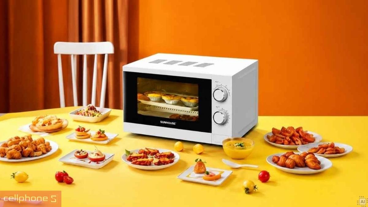 Công suất lò vi sóng 20L Sunhouse SHD4819