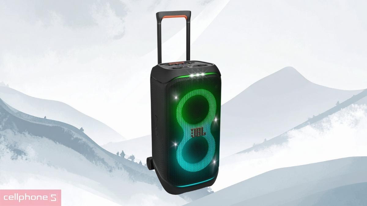 Loa JBL PartyBox Stage 330 phát nhạc liên tục đến 18 giờ cùng sạc nhanh