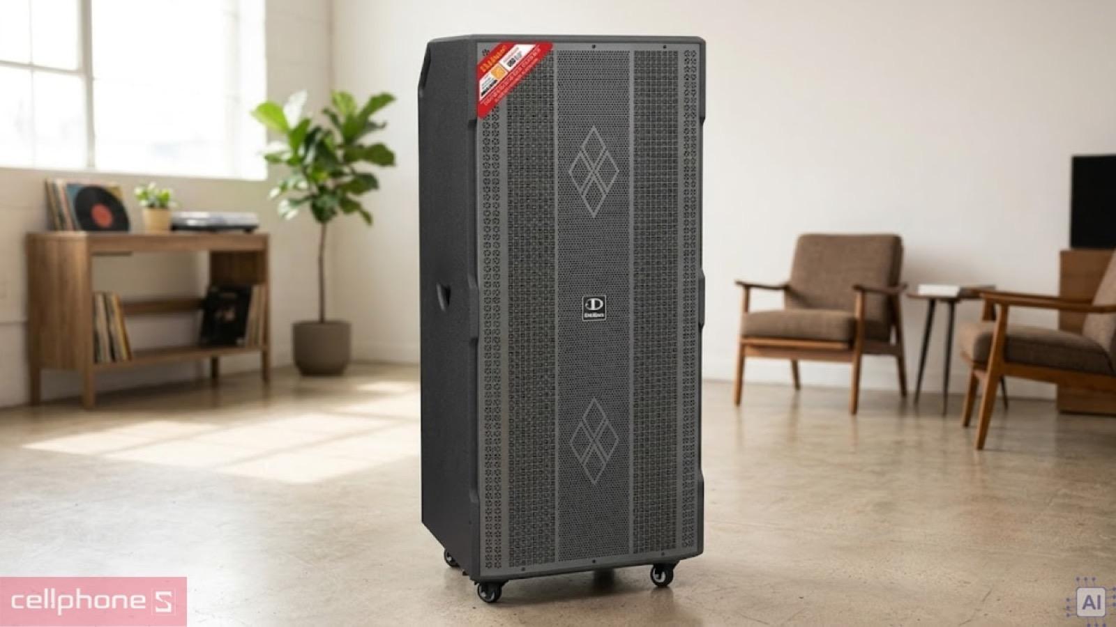 Công suất 1600W lan tỏa âm thanh rộng của loa nhạc sống Dalton TS-15G3800