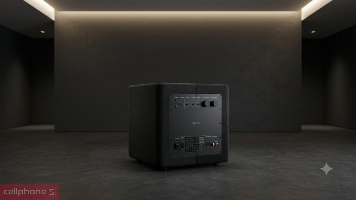 Khả năng kết nối của loa Sub KEF Kube 8 MIE