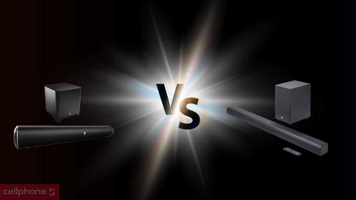 Loa Soundbar JBL SB550MK2 mang đến nhiều nâng cấp so với JBL SB450 và SB230