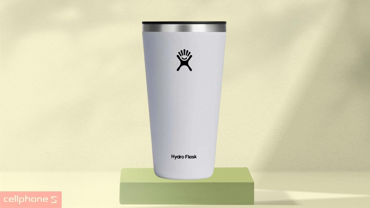 Thiết kế gọn gàng của Ly giữ nhiệt Hydro Flask All Around Tumbler Press-in Lid 828ml T28CPB