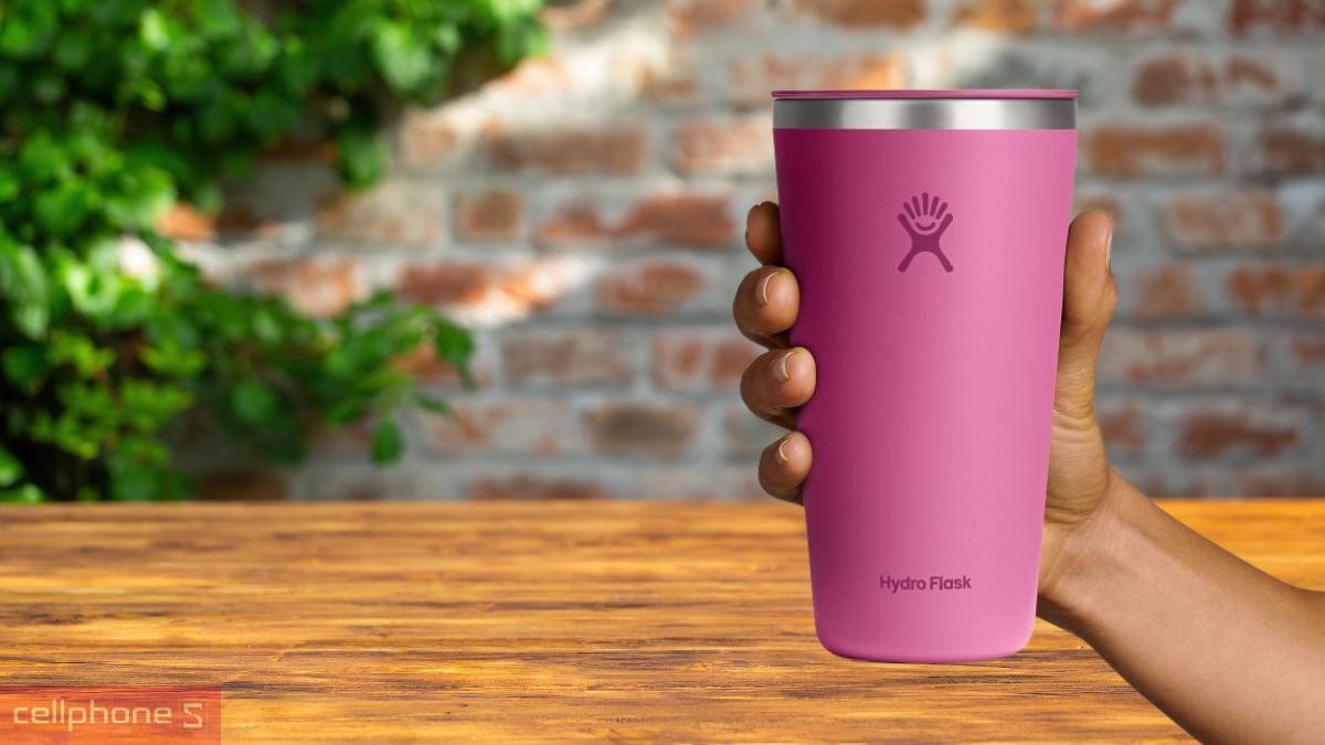 Ly giữ nhiệt Hydro Flask All Around Tumbler Press-in Lid 828ml T28CPC có lớp phủ Color Last® bền màu