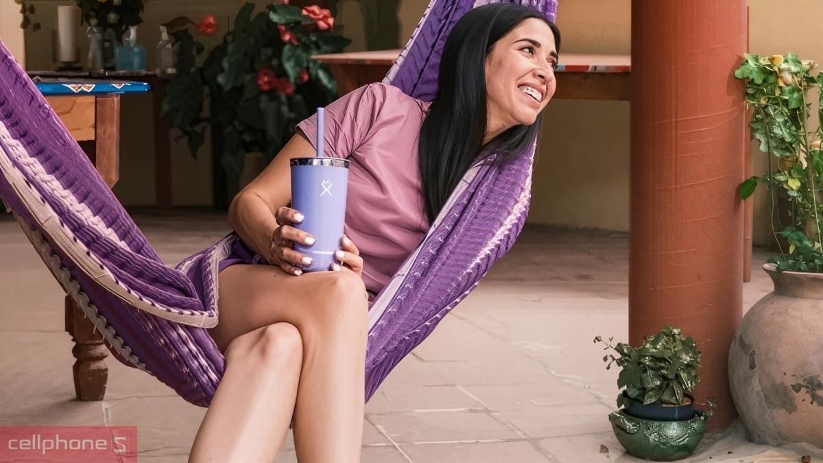 Khả năng giữ lạnh bền bỉ của Ly giữ nhiệt Hydro Flask All Around Tumbler Straw Lid 591ml T20PS