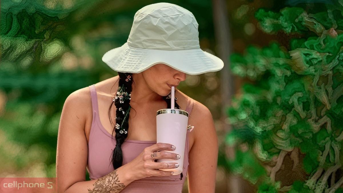 Nắp ống hút tiện dụng trên Ly giữ nhiệt Hydro Flask All Around Tumbler Straw Lid 591ml T20PS