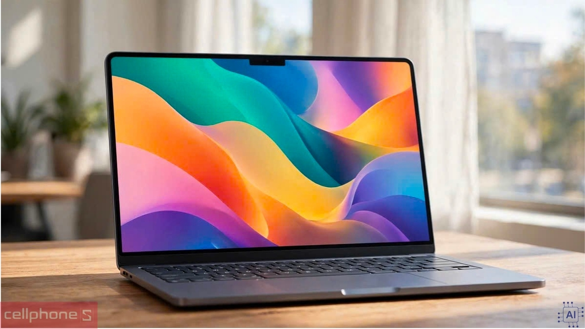 Dán màn hình Macbook Pro 14 (M1/M2/M3/M4/M5) JRC chống chói cao cấp trang bị lớp phủ AR giảm phản xạ ánh sáng, hạn chế chói khi làm việc