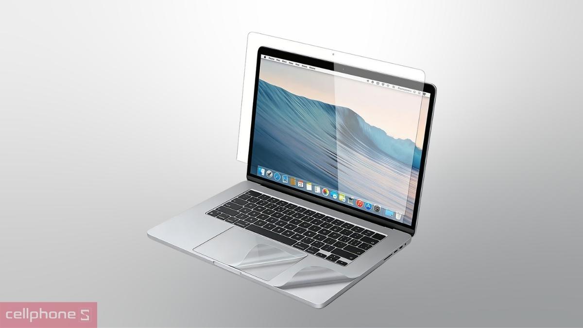 Bộ dán Full Mipow Kingbull Macshield 6in1 bao phủ toàn diện MacBook Air 13 với các miếng dán cắt CNC chính xác