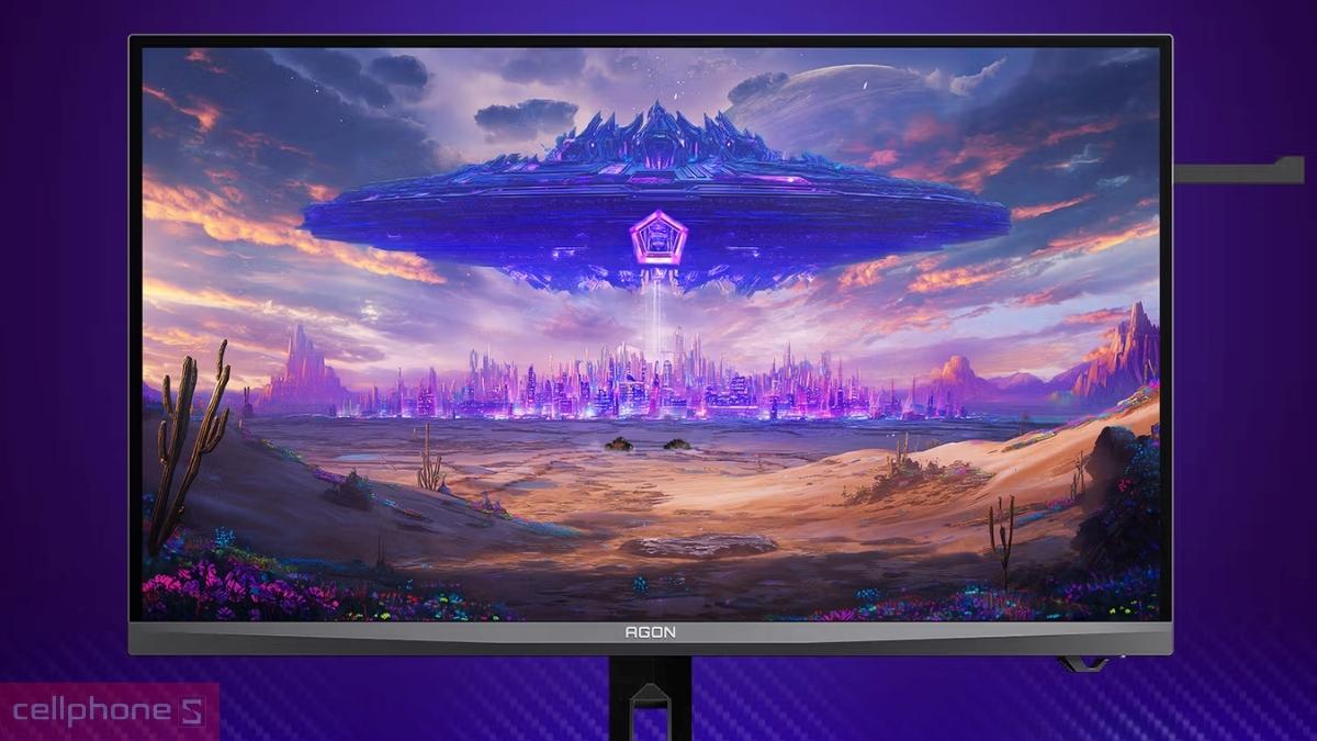 Màn hình AOC AGP277QK Dual Mode 27 inch sở hữu độ màu 10 bit và 1,07 tỷ sắc độ sống động