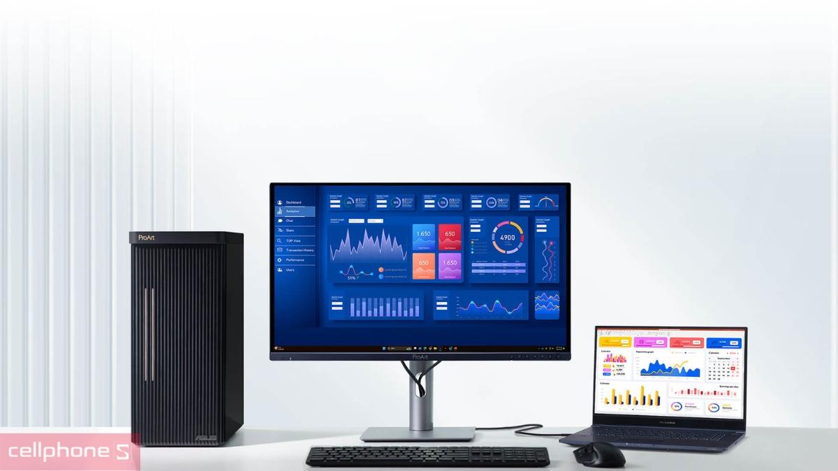 Cổng kết nối màn hình ASUS ProArt OLED PA279CDV 27 inch