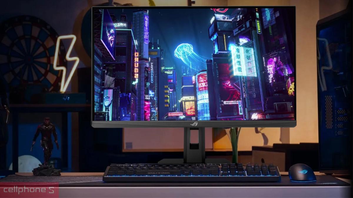 Tần số quét 220Hz mượt mà của Màn hình ASUS Gaming ROG Strix XG27ACSR 27 inch