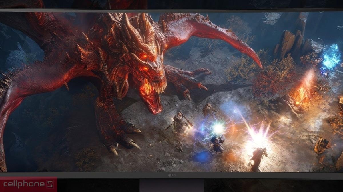 Công nghệ màn hình Gaming cong LG UltraGear 34G600A-B 34 inch