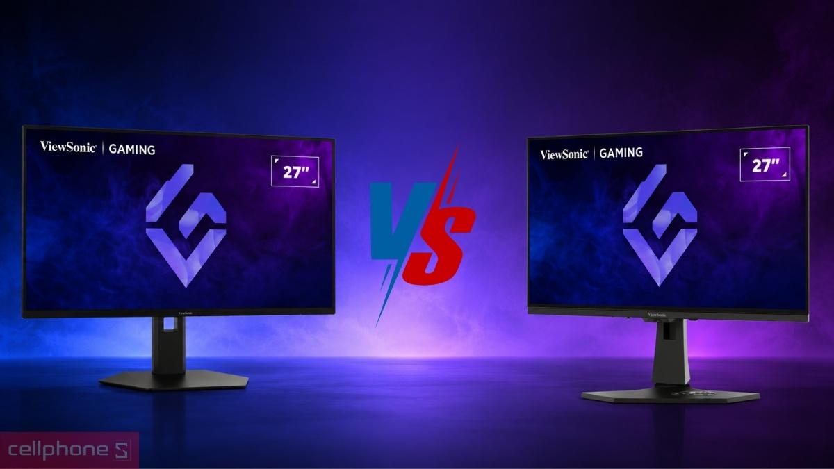 So sánh màn hình ViewSonic XG2738-2K-OLED 27 inch với màn hình ViewSonic XG272-2K-OLED