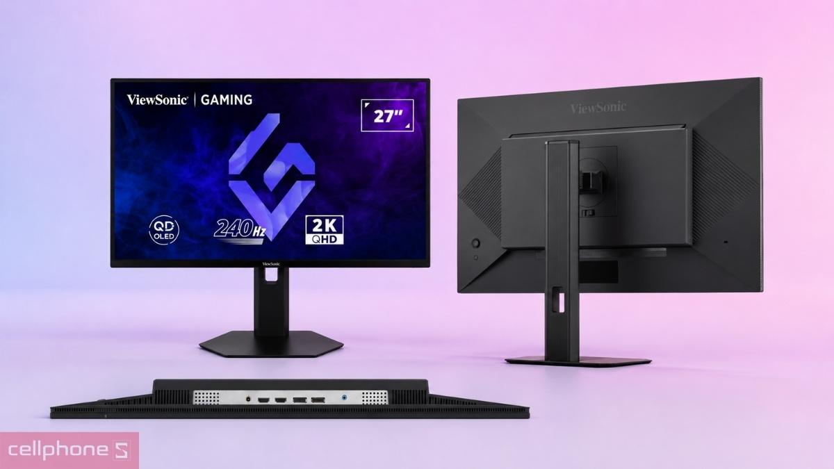 Cổng kết nối màn hình ViewSonic XG2738-2K-OLED 27 inch