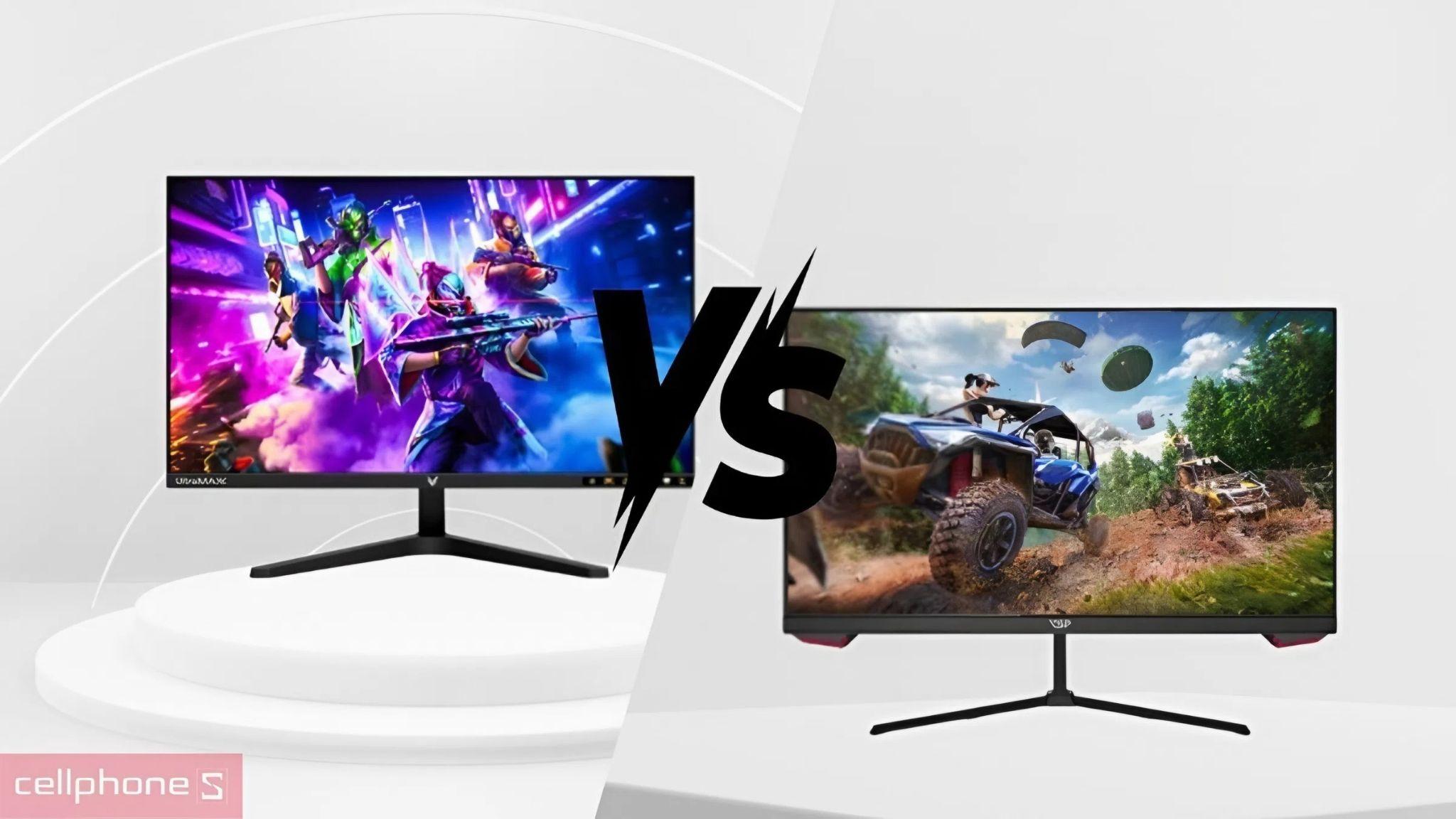 So sánh màn hình VSP Gaming IP25Q180 25 inch và VSP Gaming IP2518V1
