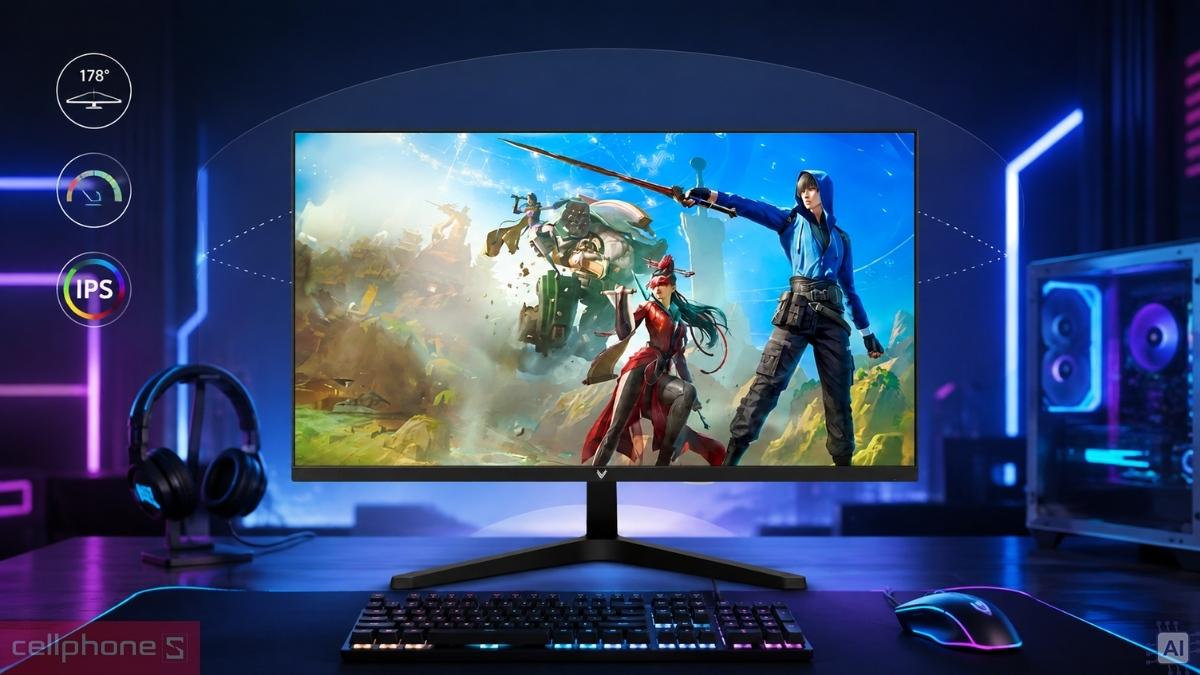Độ phân giải màn hình VSP gaming VG24FS26 24 inch