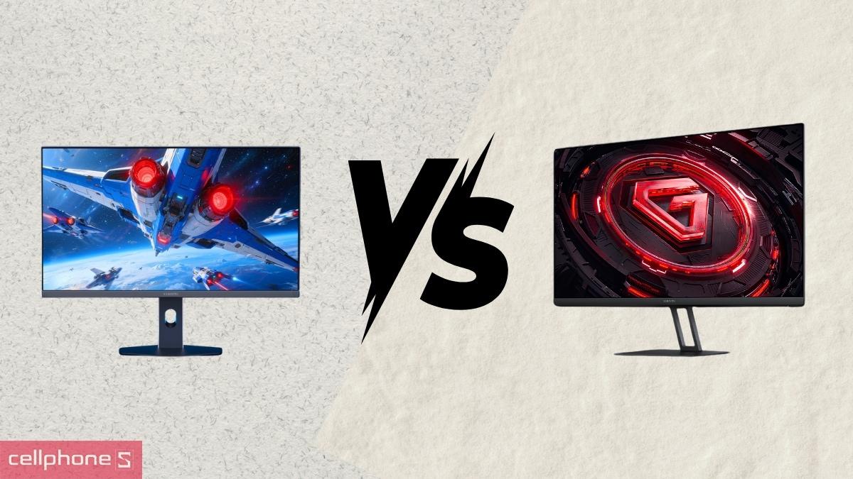 So sánh màn hình Gaming Xiaomi G25i 25 inch với Xiaomi G24i