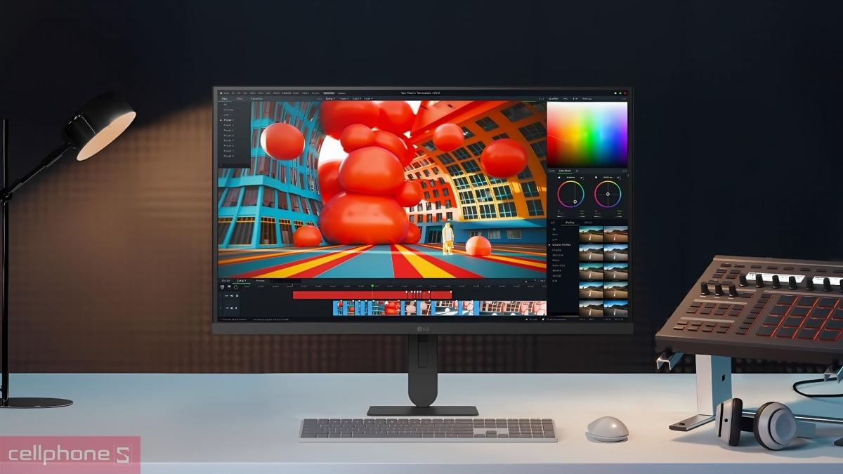 Thiết kế màn hình LG UltraFine 27U730B-B 27 inch