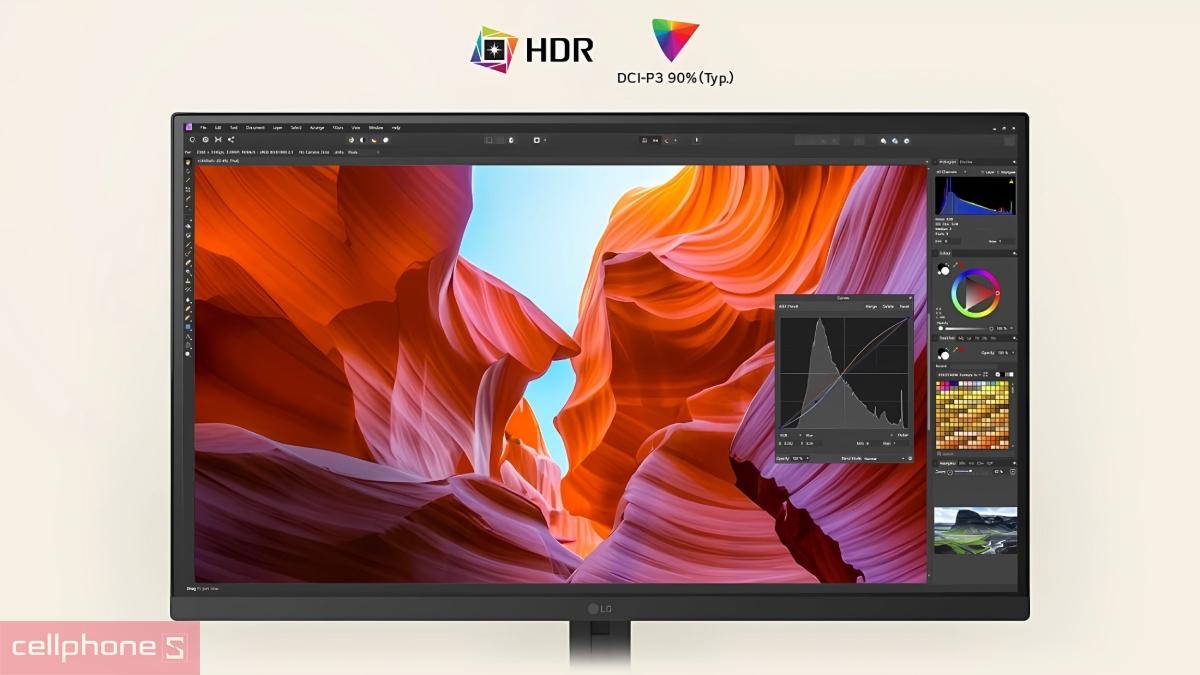 Công nghệ màn hình LG UltraFine 27U730B-B 27 inch