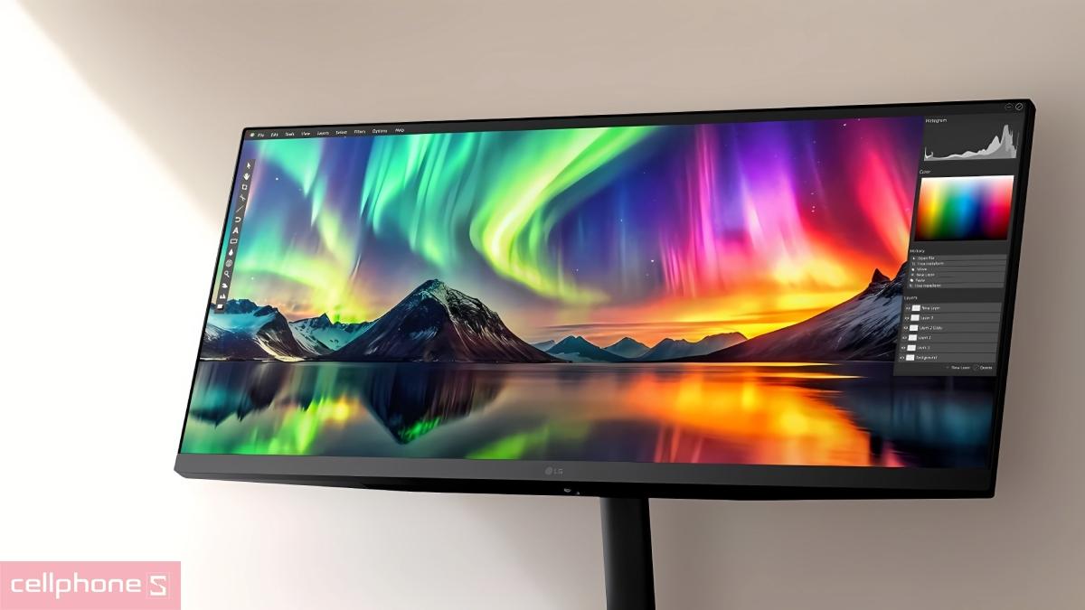 Thiết kế màn hình LG UltraWide 34U511A-B 34 inch