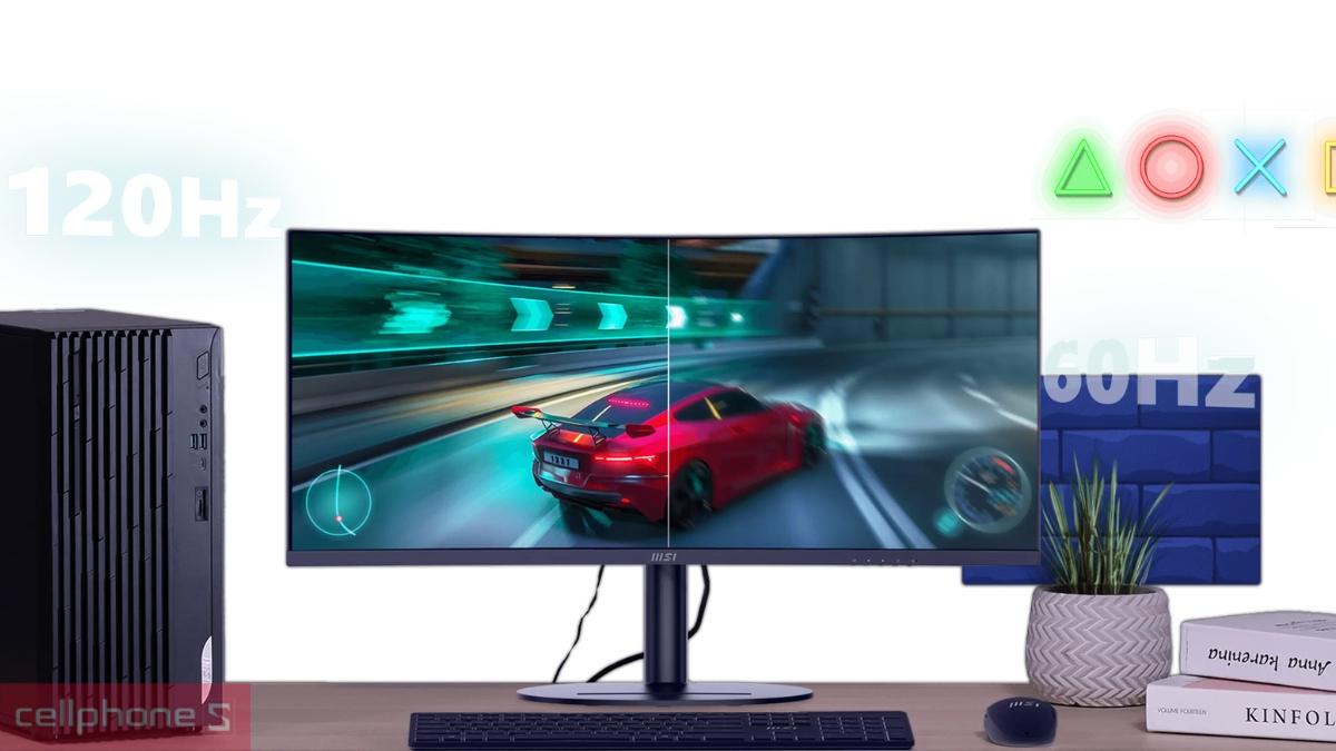 Tần số quét màn hình MSI Modern MD342CQP 34 inch