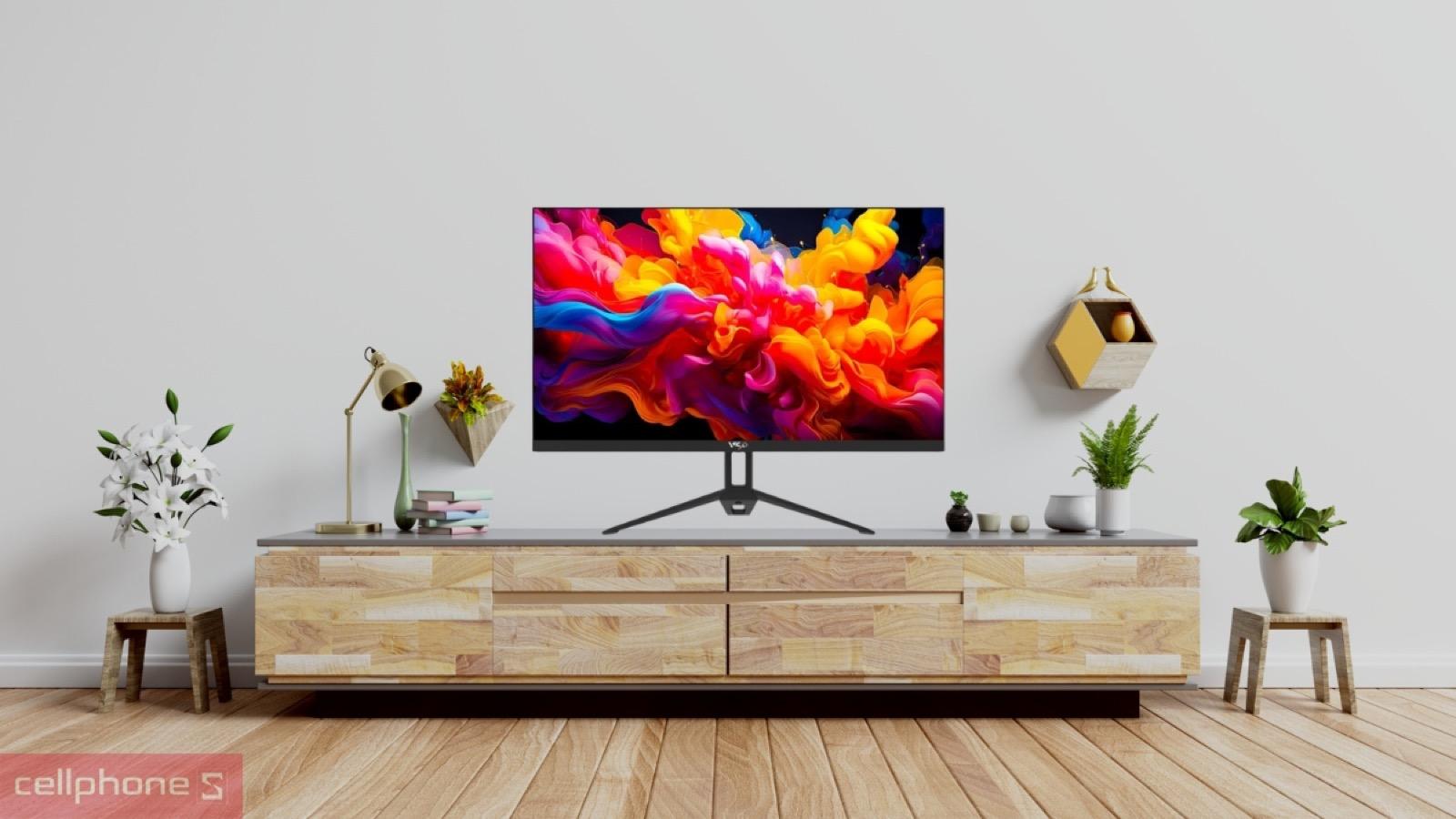 Tấm nền VA cho màu sắc đồng đều trên màn hình VSP V2204H 22 inch