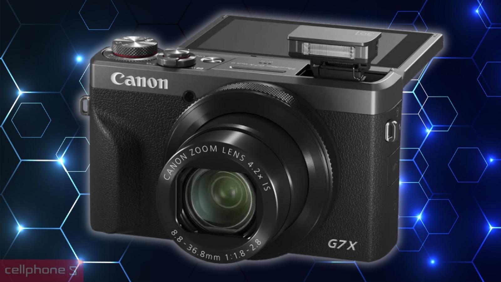 Cổng sạc USB-C và kết nối của Máy ảnh Canon PowerShot G7X Mark III 30th Anniversary