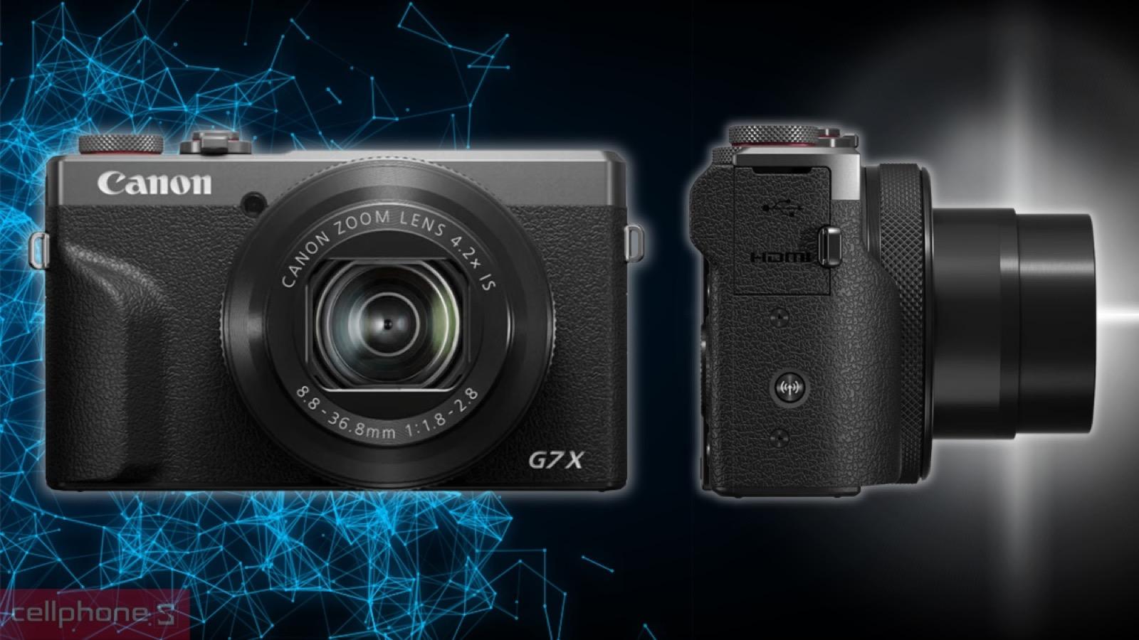 Thiết kế compact nhỏ gọn của Máy ảnh Canon PowerShot G7X Mark III 30th Anniversary