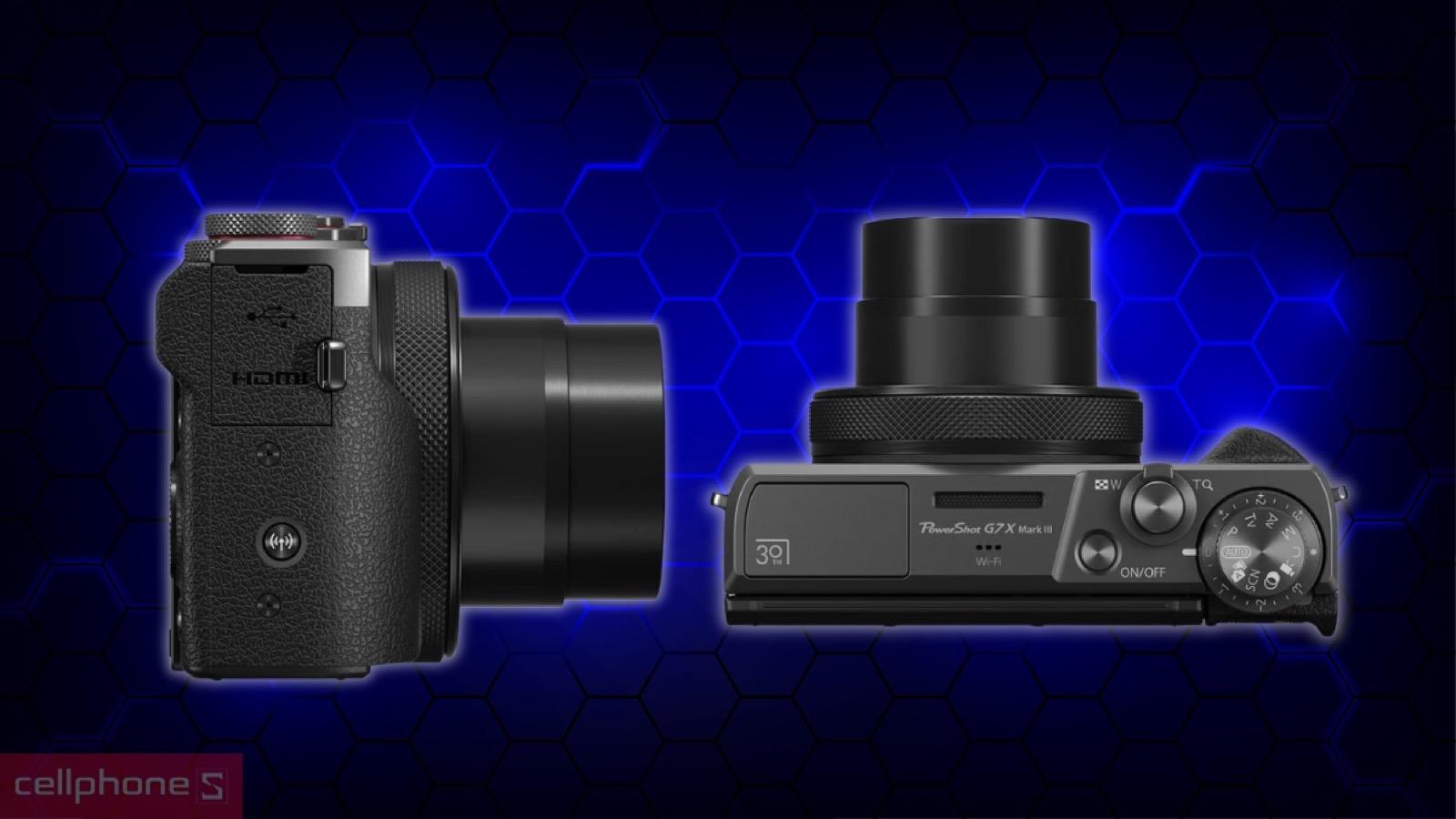 Ống kính zoom 4.2x trên Máy ảnh Canon PowerShot G7X Mark III 30th Anniversary
