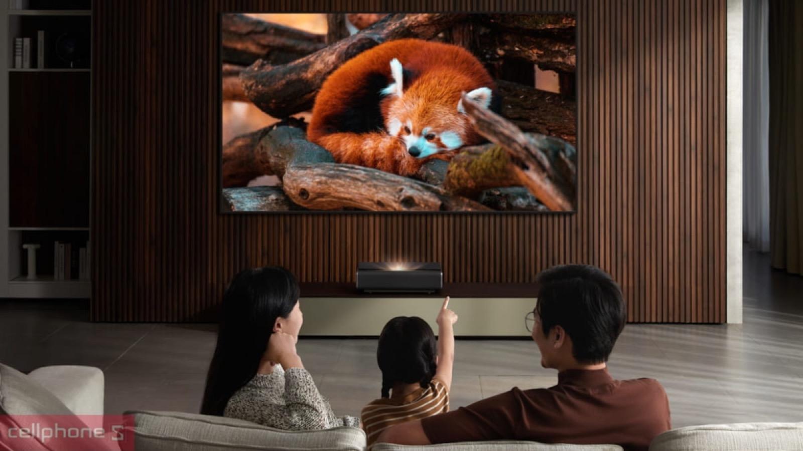 Độ sáng cao và màu sắc sống động trên máy chiếu XGIMI Aura 2 New