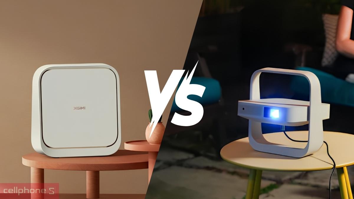 Bảng so sánh cấu hình giữa máy chiếu XGIMI Elfin Flip Plus và bản tiêu chuẩn